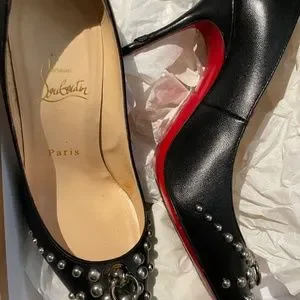 Christian Louboutin DOOR KNOCK パンプス 25cm white-leather-so-kate-